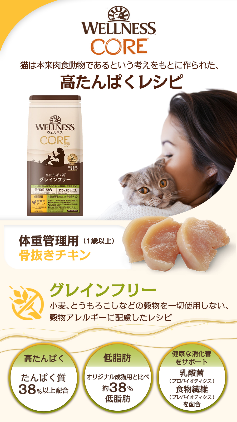 体重管理用(1歳以上)　骨抜きチキン