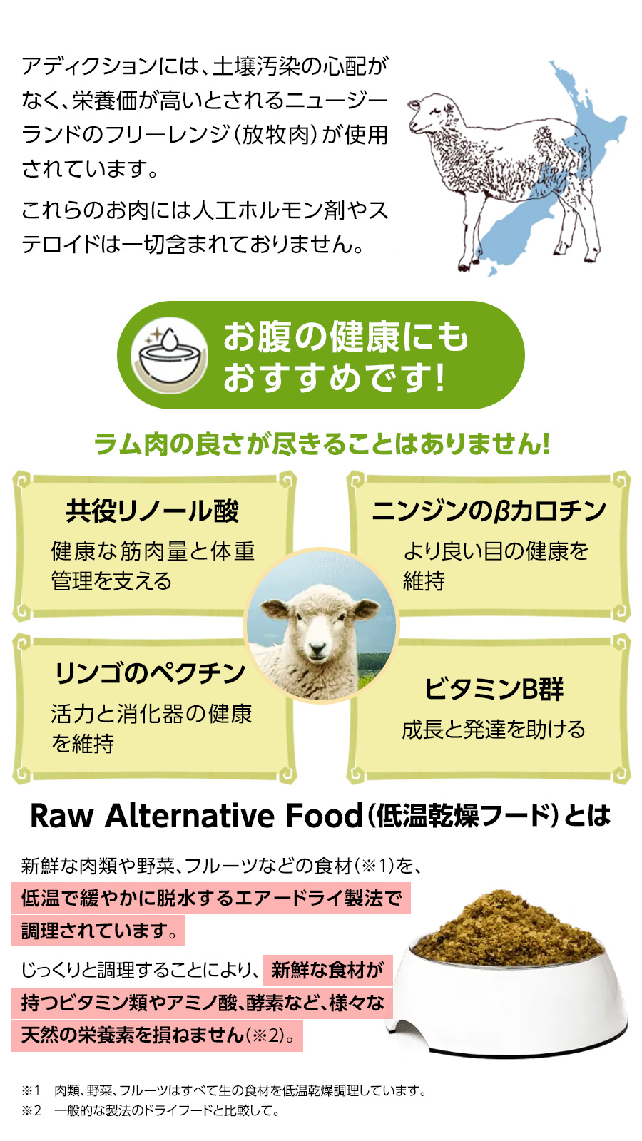 アディクション　ドッグ　低温乾燥フードハーブラム＆ポテトエントリー