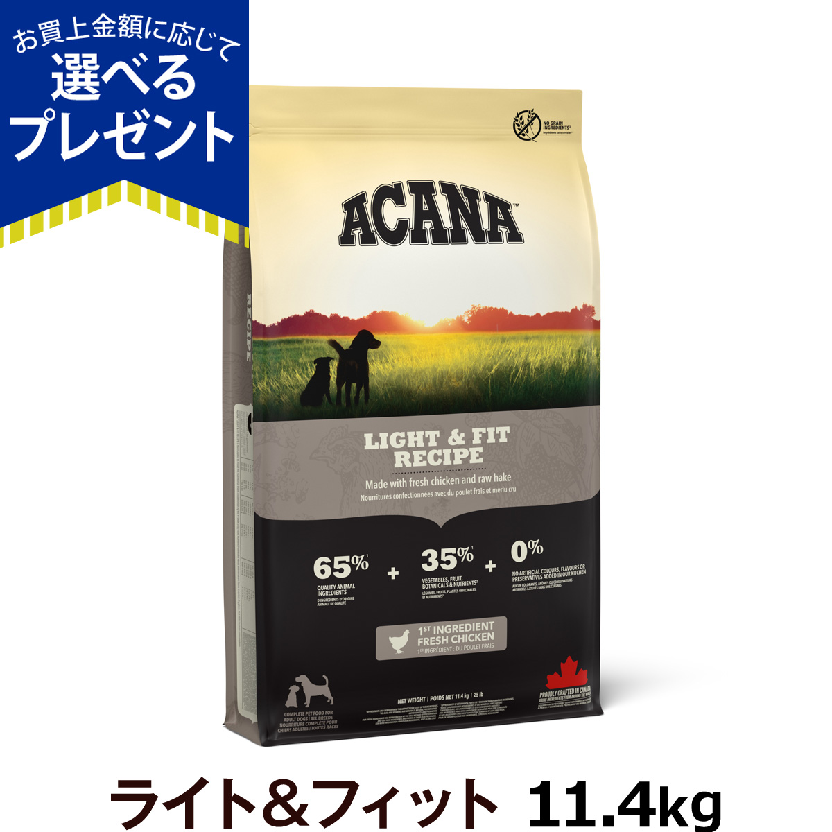 肥満気味の犬には引き締まった筋肉作りをサポートする食事が必要です。ライト＆フィットレシピはたんぱく質が豊富で、脂肪、炭水化物、カロリーを抑えています。