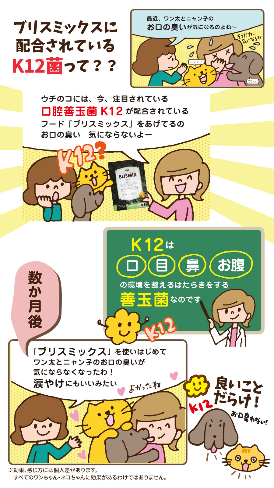 ブリスミックス ドッグフード　K12菌って