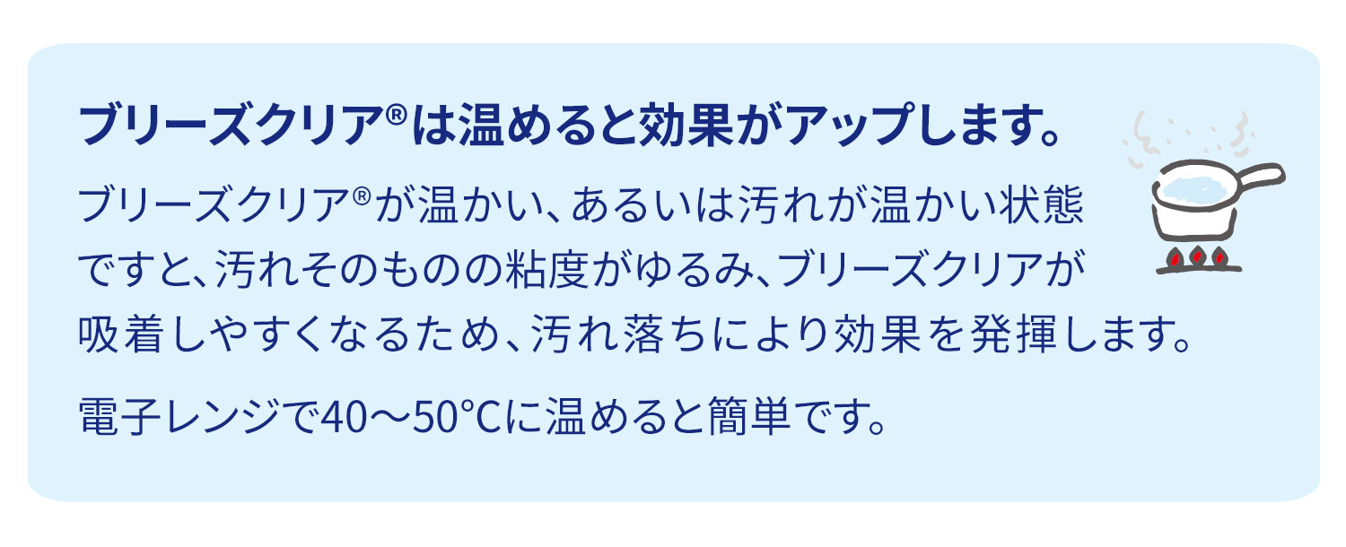 ブリーズクリアの加温