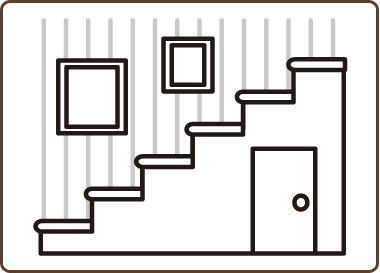 壁・廊下・階段等の水拭き掃除に
