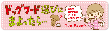 ドッグフード選びに迷ったらTOPへ