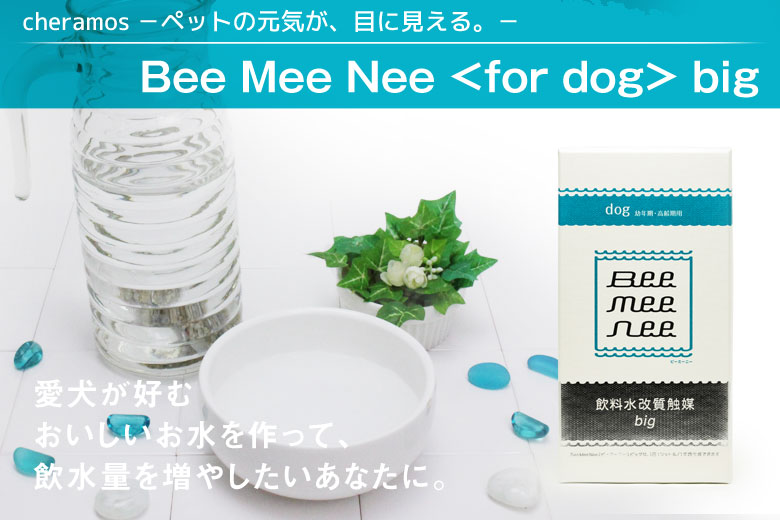 ファッションなデザイン ビーミーニー ビッグ for dog 飲料水改質触媒