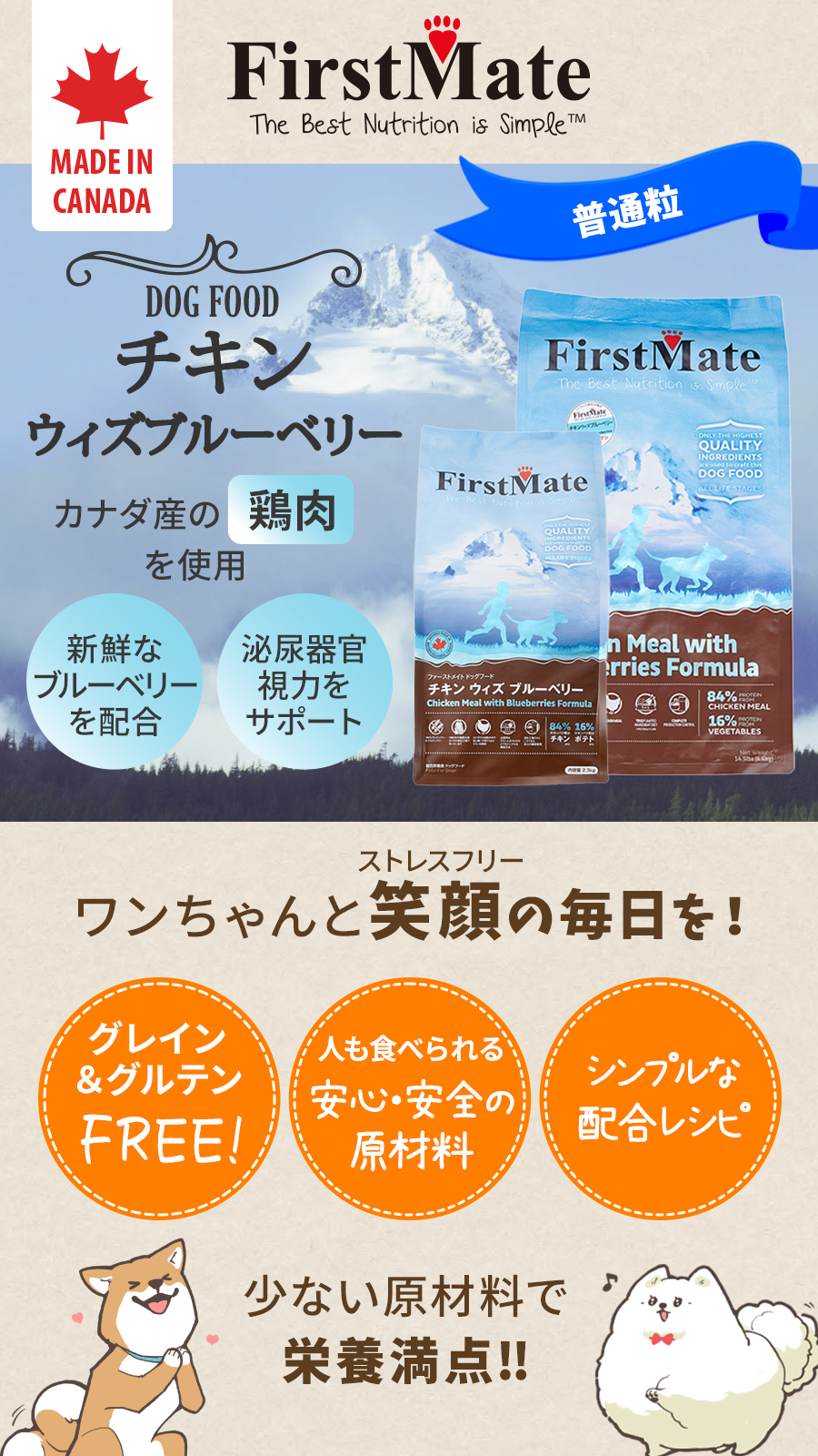 チキン　ウィズ　ブルーベリー