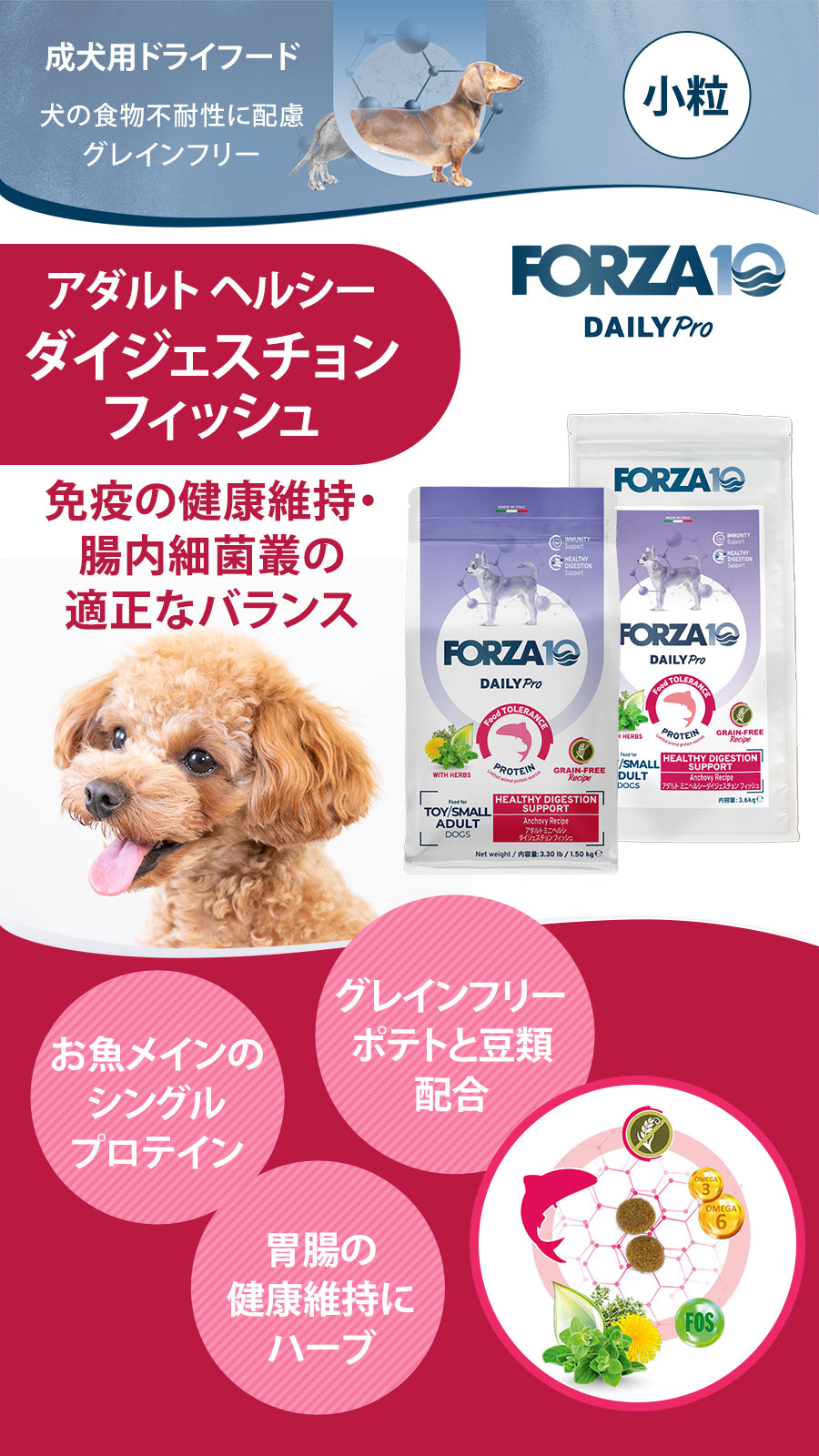 Daily Pro アダルトミニ ヘルシーダイジェスチョン フィッシュ