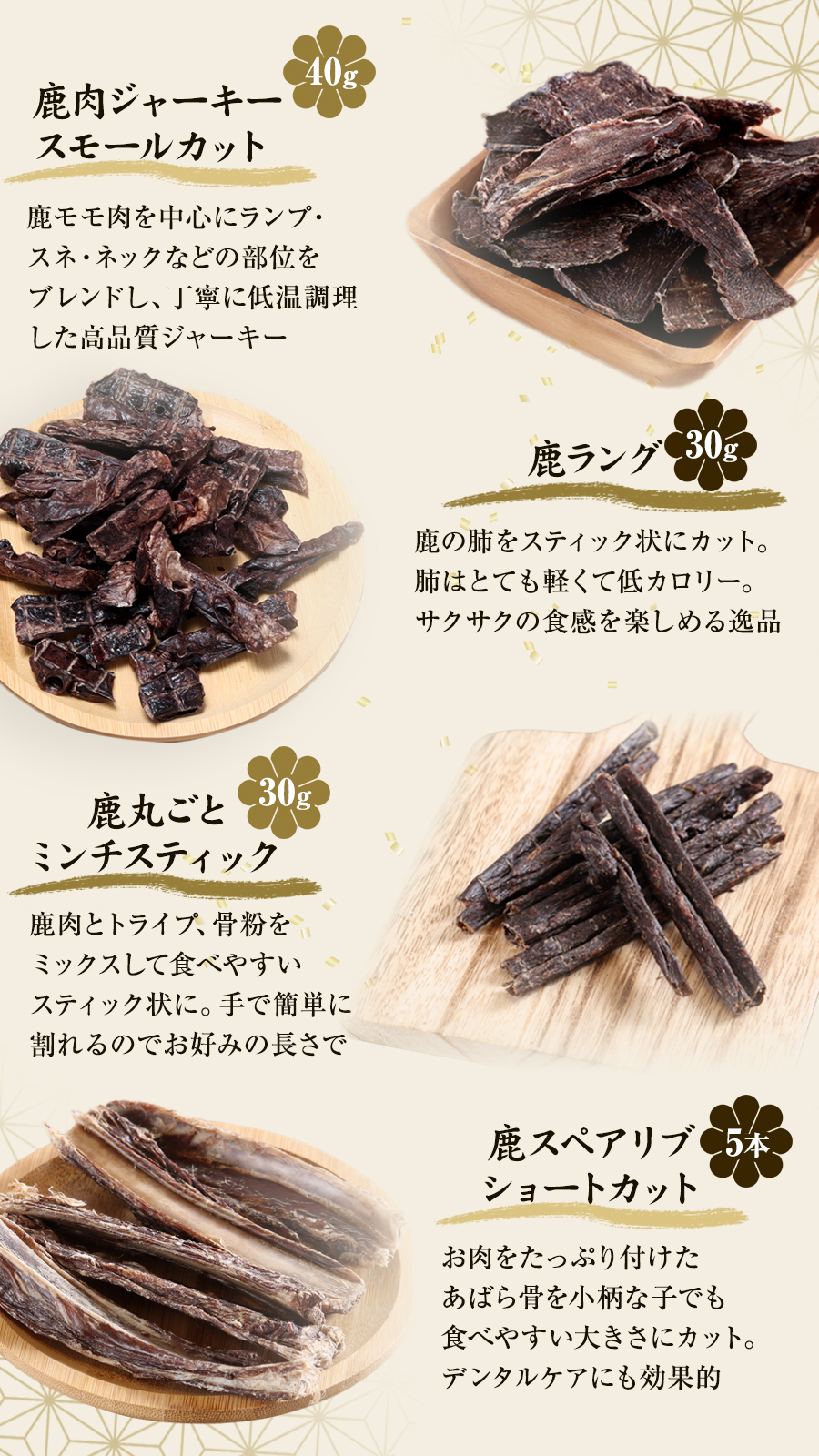 1頭まるごと食べ比べセット 小型犬向け