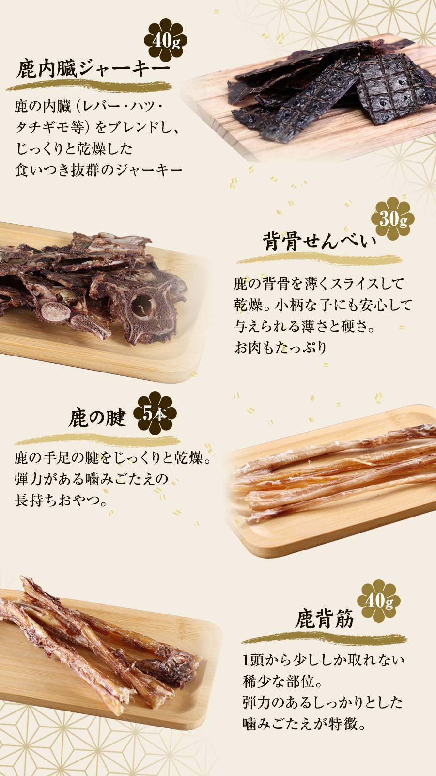 1頭まるごと食べ比べセット 小型犬向け