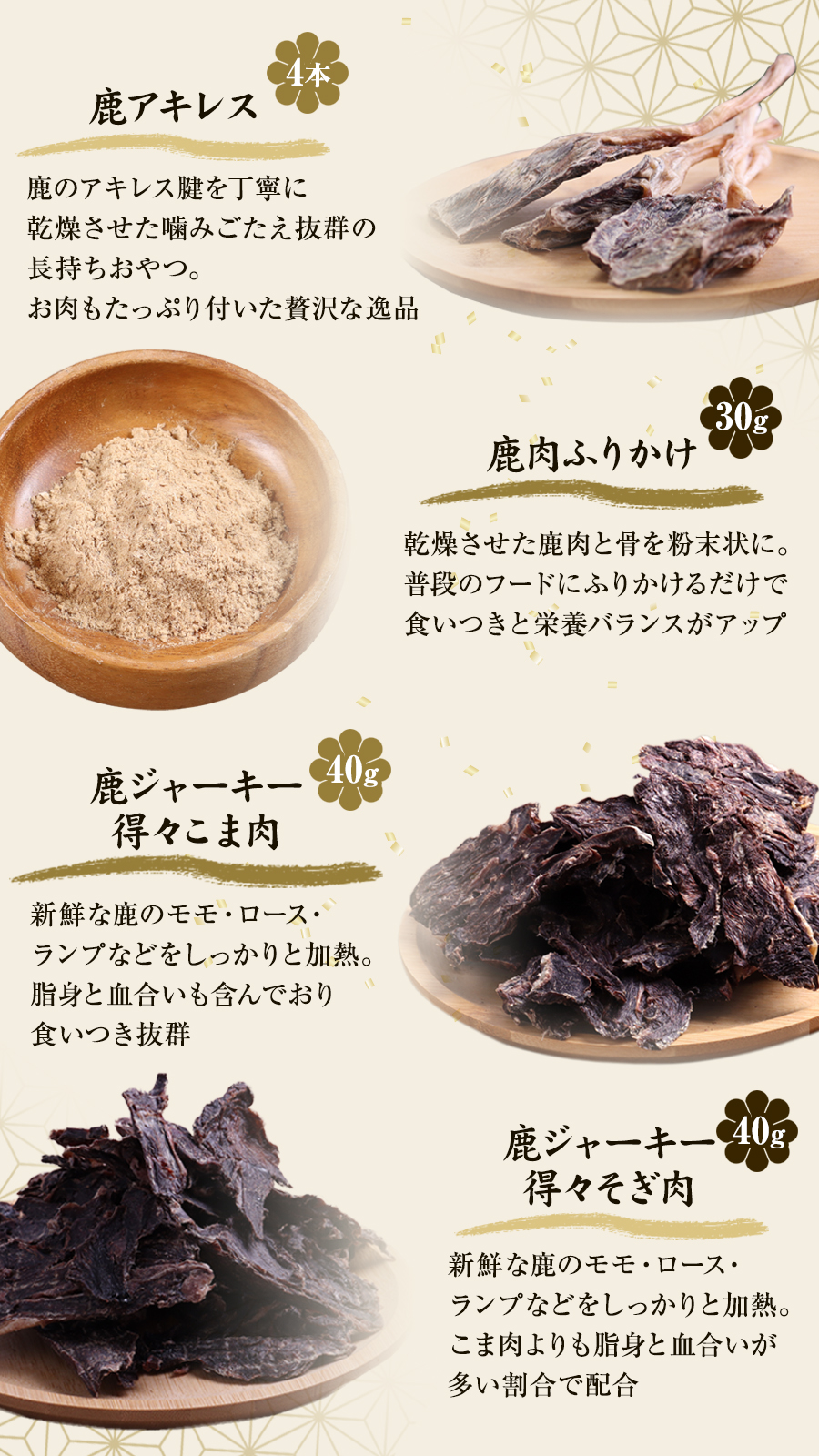 1頭まるごと食べ比べセット 小型犬向け