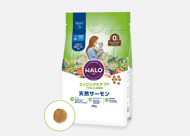 ハロー HALO キャット エイジングケア7+(天然サーモン)