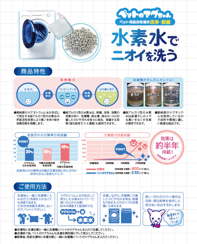 ペットのマグちゃん−ペット用品お洗濯の洗浄・脱臭