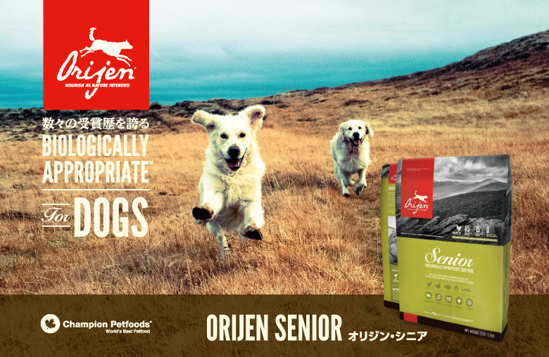 Orijen オリジン・オリジナルドッグフード−数々の受賞歴を誇る