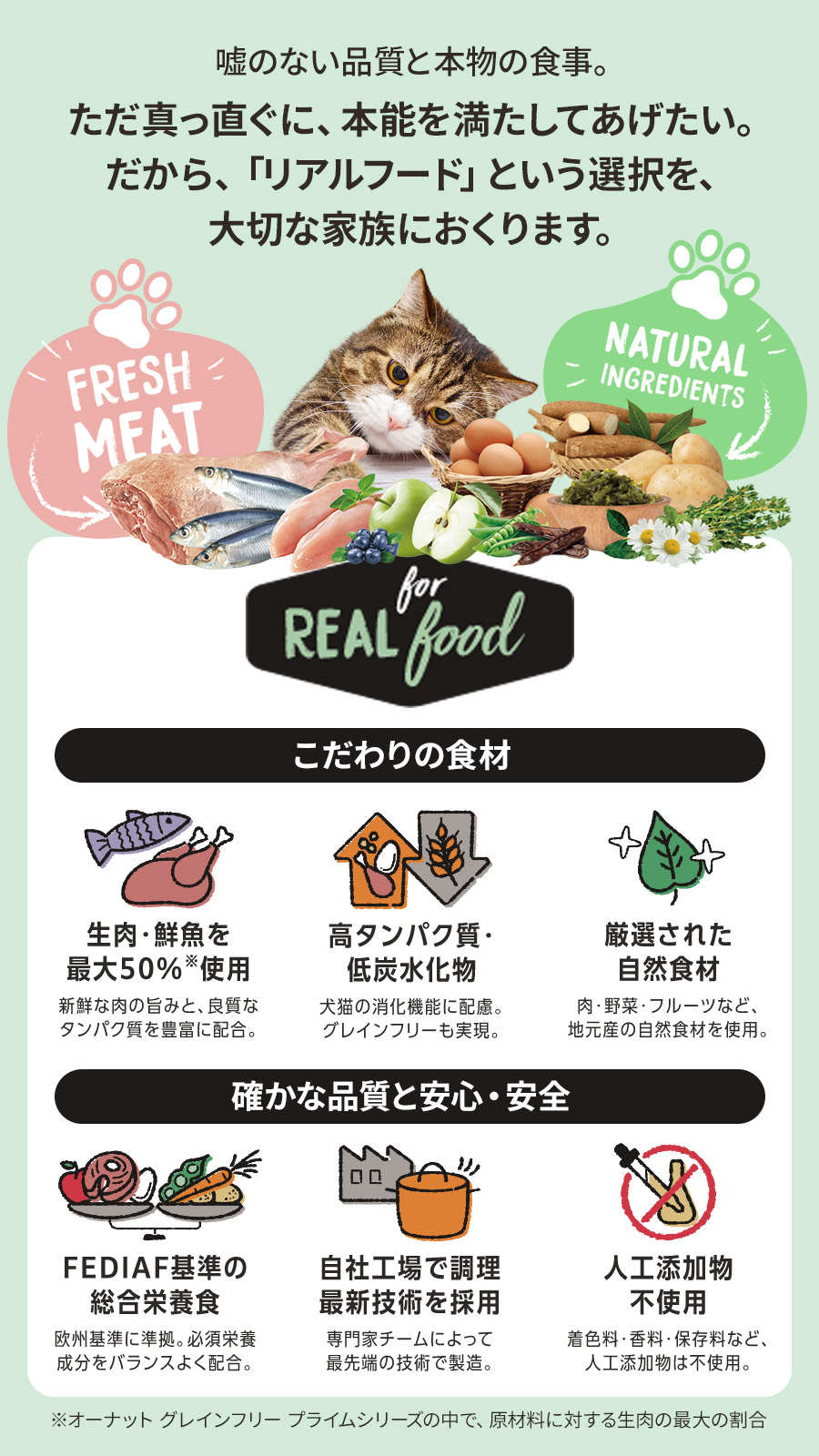 オーナット グレインフリー プライム猫