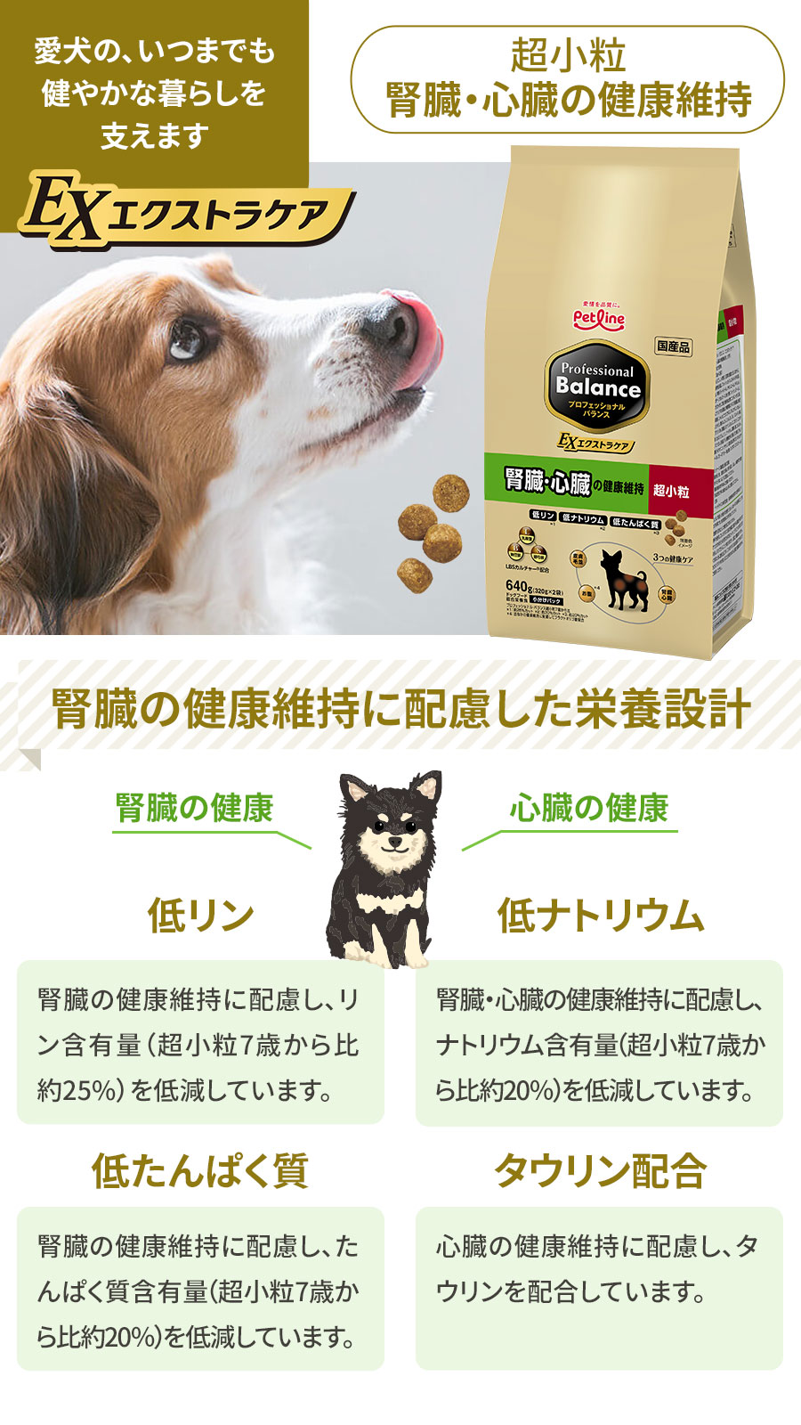 プロフェッショナルバランス　エクストラケア　超小粒　腎臓・心臓の健康維持