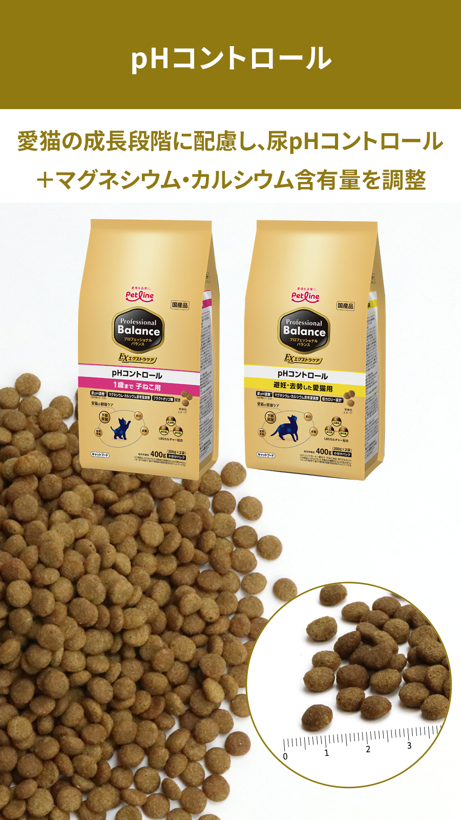 プロフェッショナルバランス　pHコントロール＆エクストラケア　避妊・去勢した愛猫用