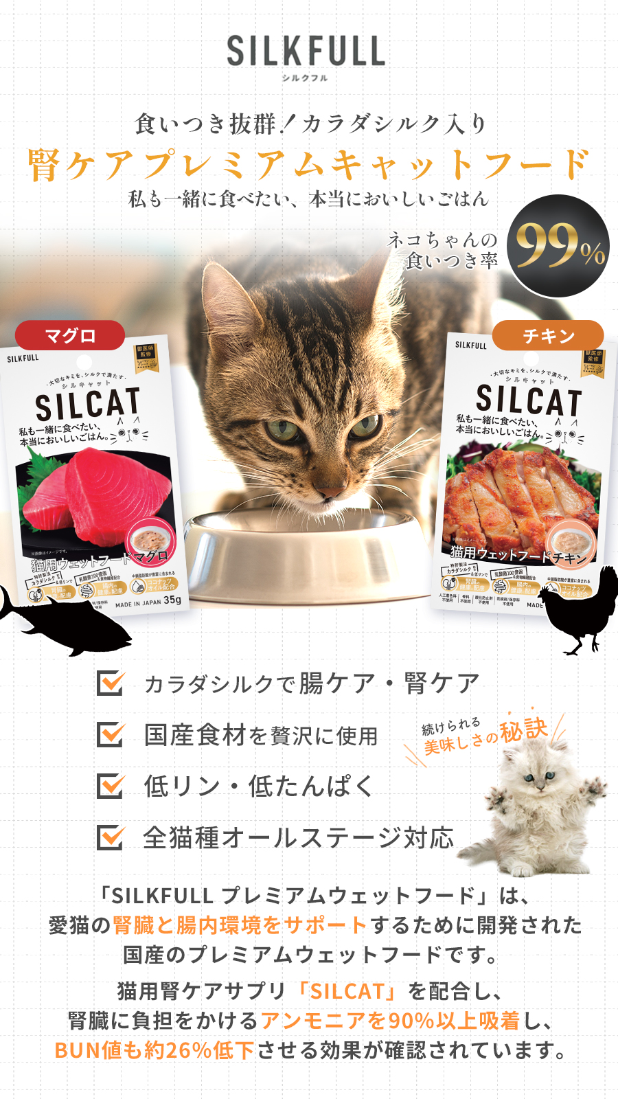 シルクフル　猫 ウェットフード
