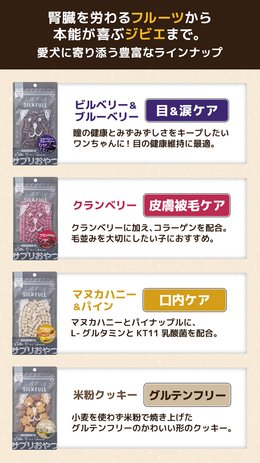 ひとくちサプリおやつ
