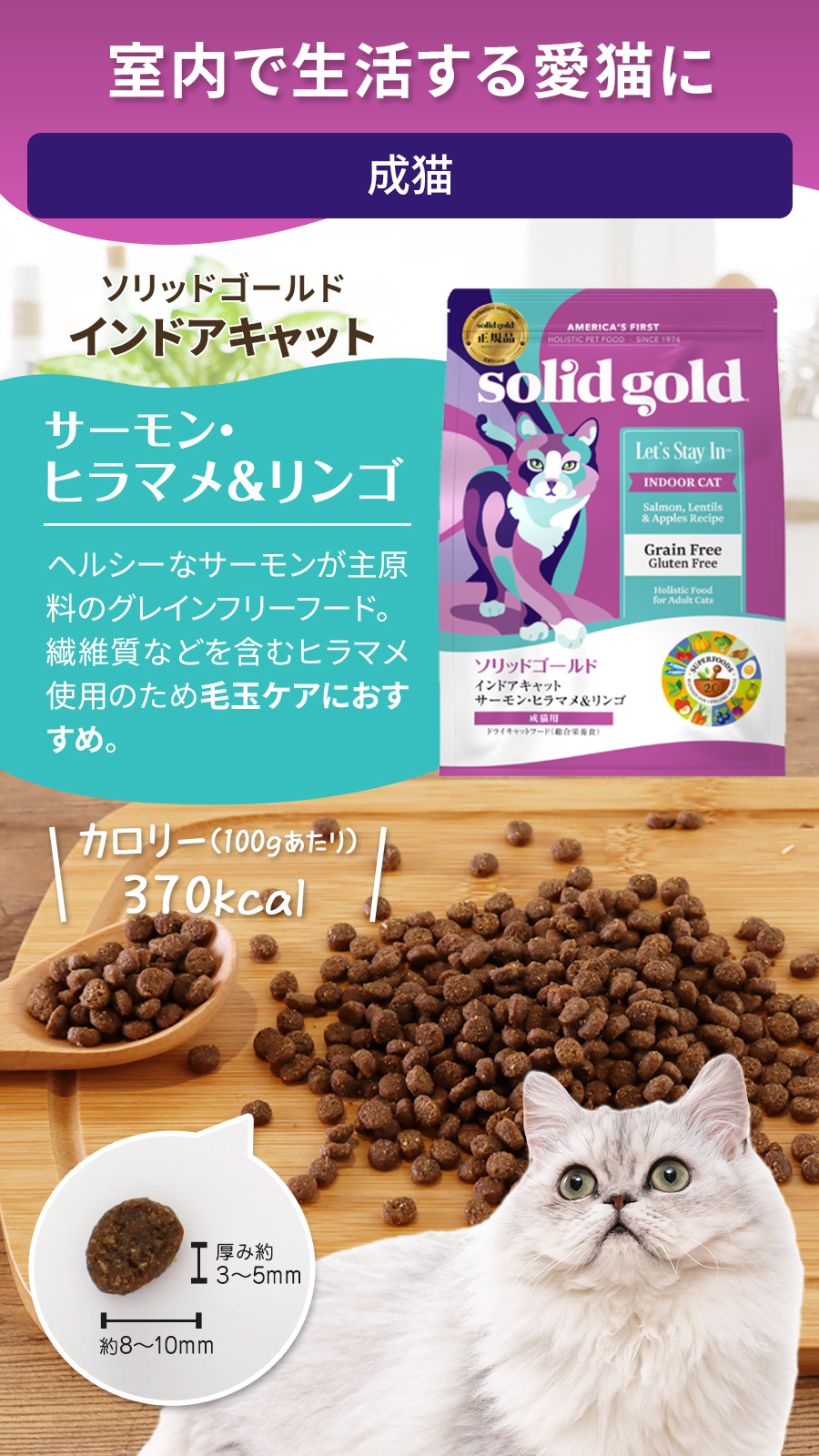 ソリッドゴールド インドアキャット SOLID GOLD