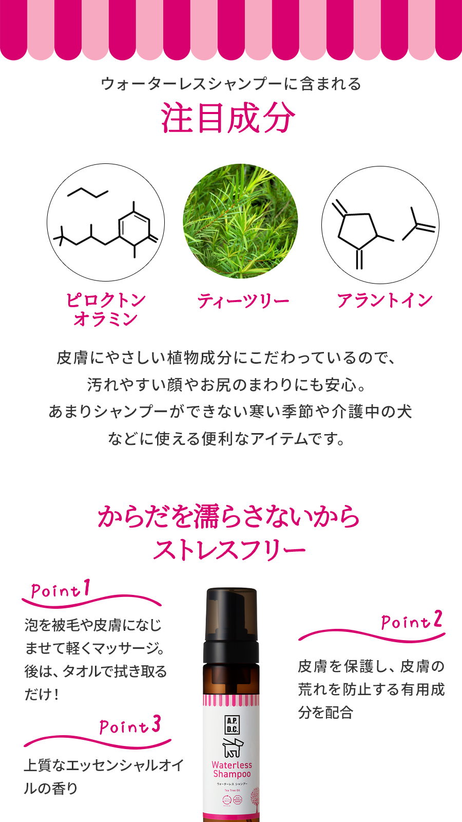 APDCウォーターレスシャンプー