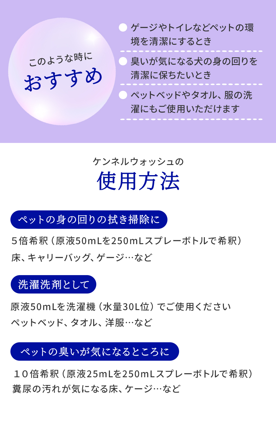 APDCケンネルウォッシュ