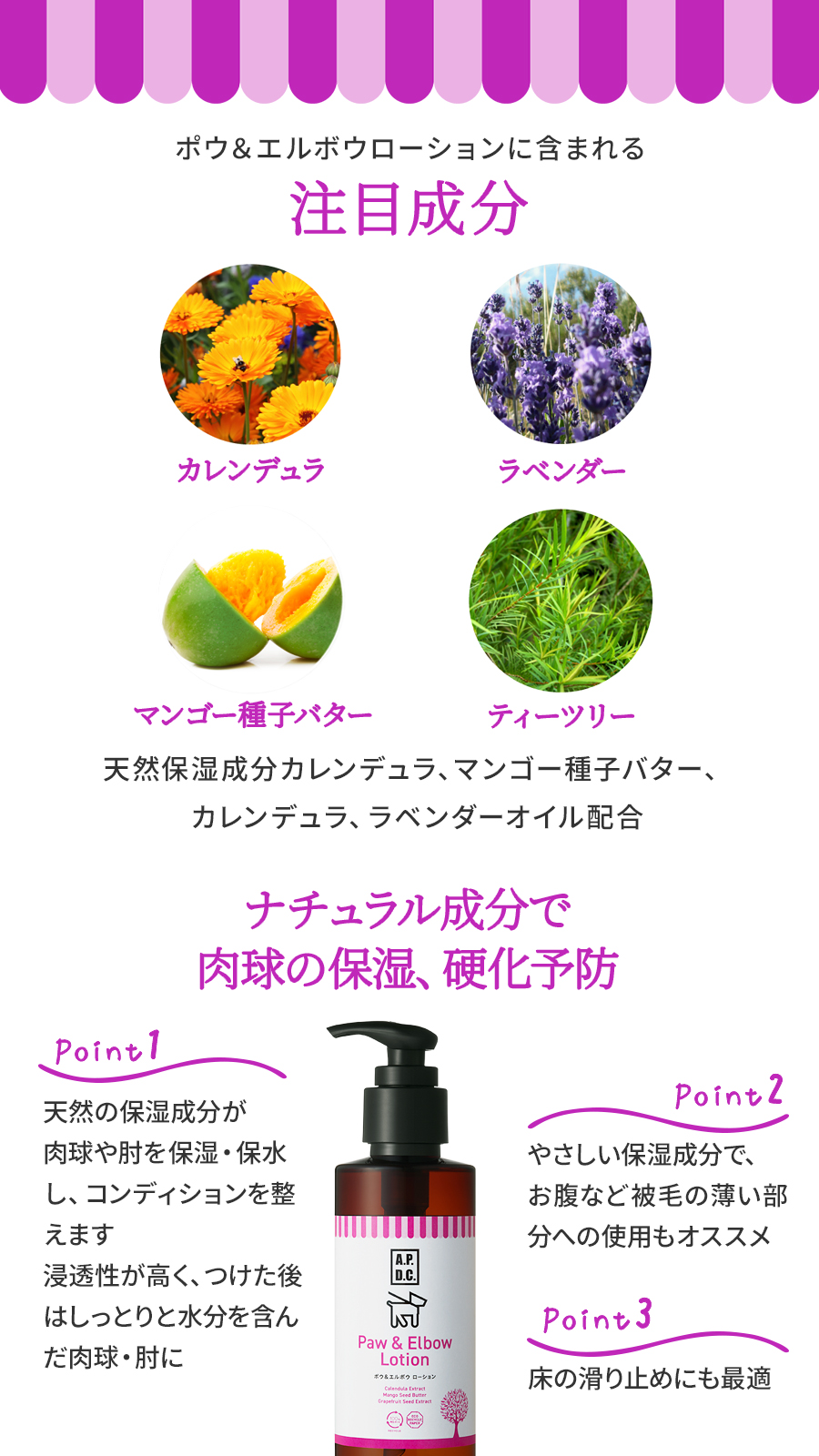 APDCポウ＆エルボウローション