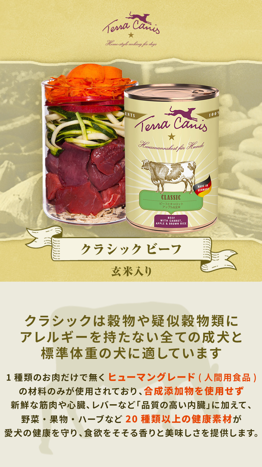 テラカニス　クラシックビーフ